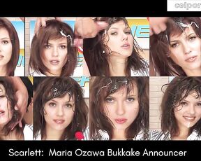 Scarlett Johansson: 18 min 60fps Maria Ozawa Bukkake Announcer (Preview)